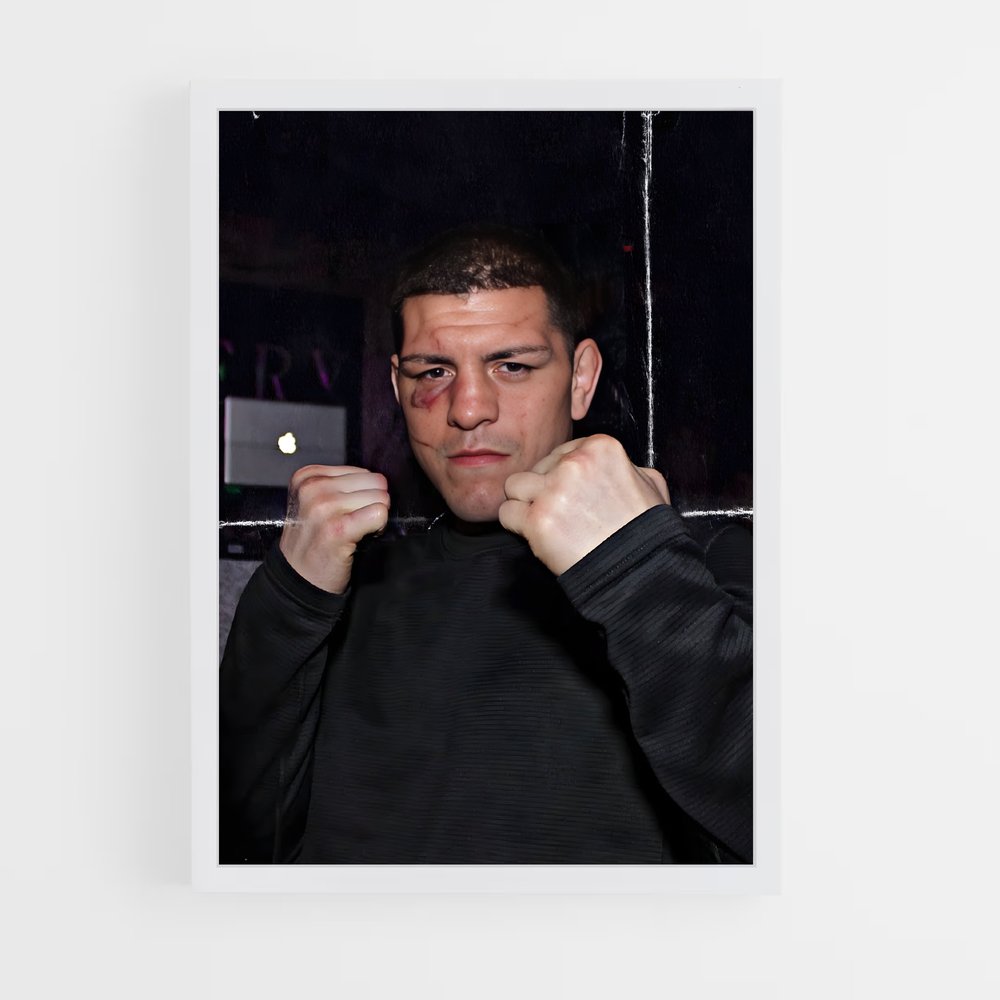 ap-nick diaz-3 cadre Blanc