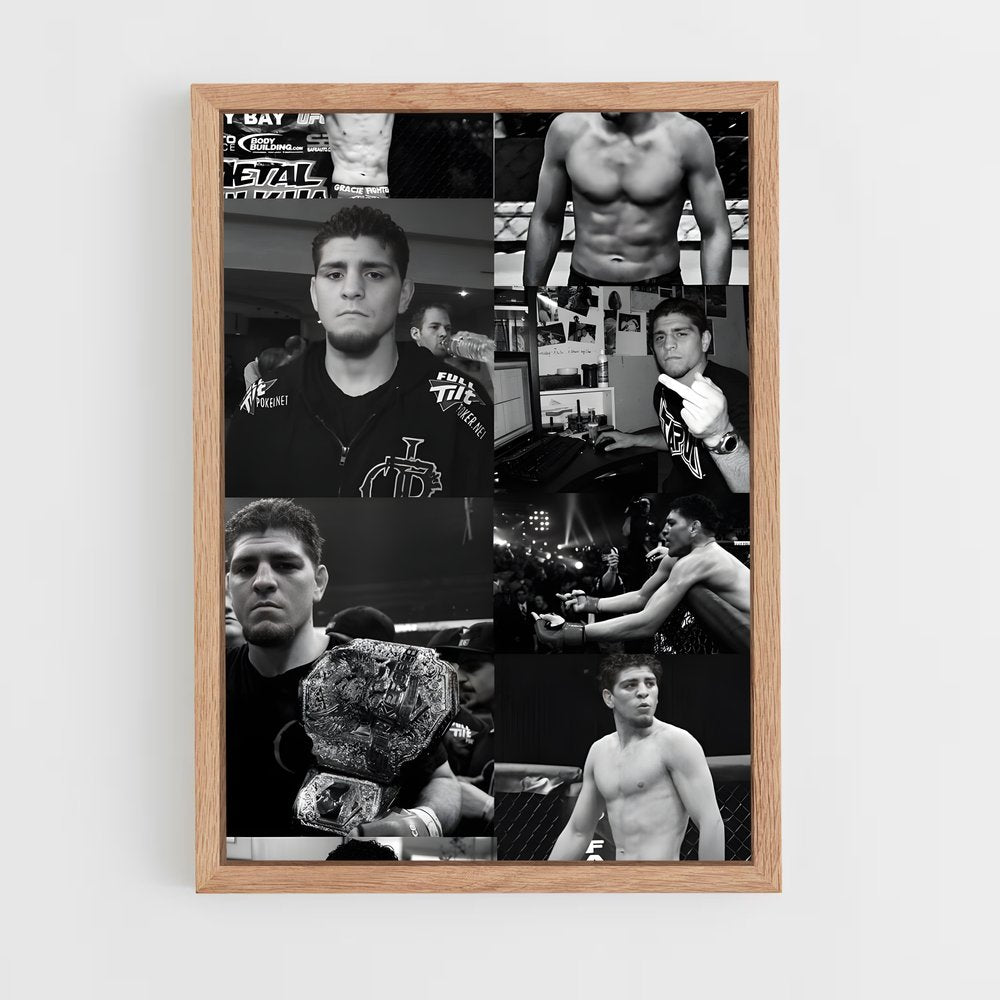ap-nick diaz-4 cadre Bois clair