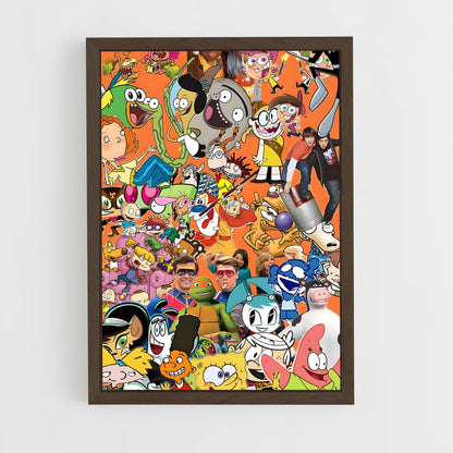 ap-nickelodeon-3 cadre Bois foncé