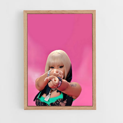 ap-nicki minaj-2 cadre Bois clair