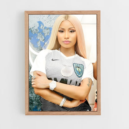 ap-nicki minaj-4 cadre Bois clair