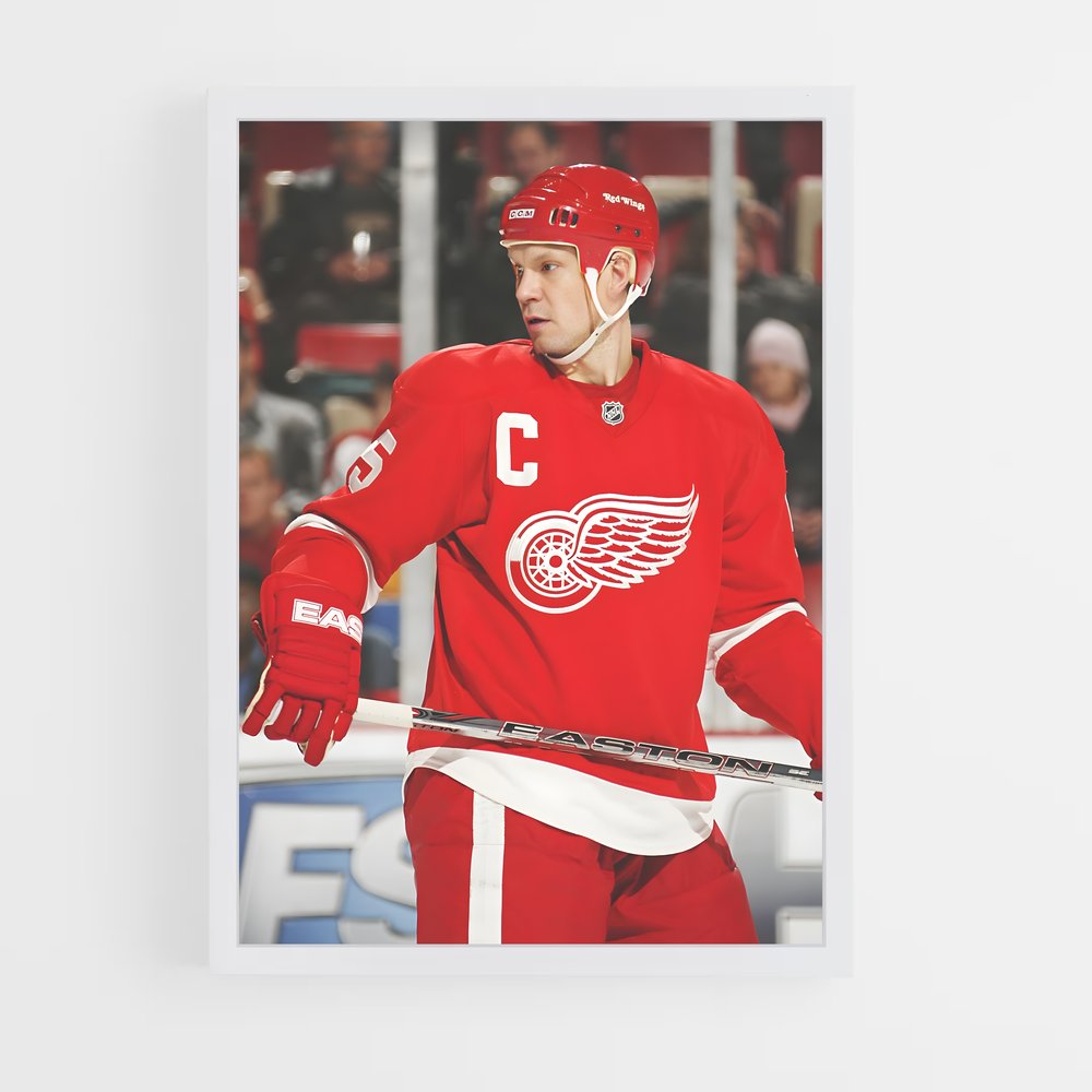 ap-nicklas lidstrom-3 cadre Blanc