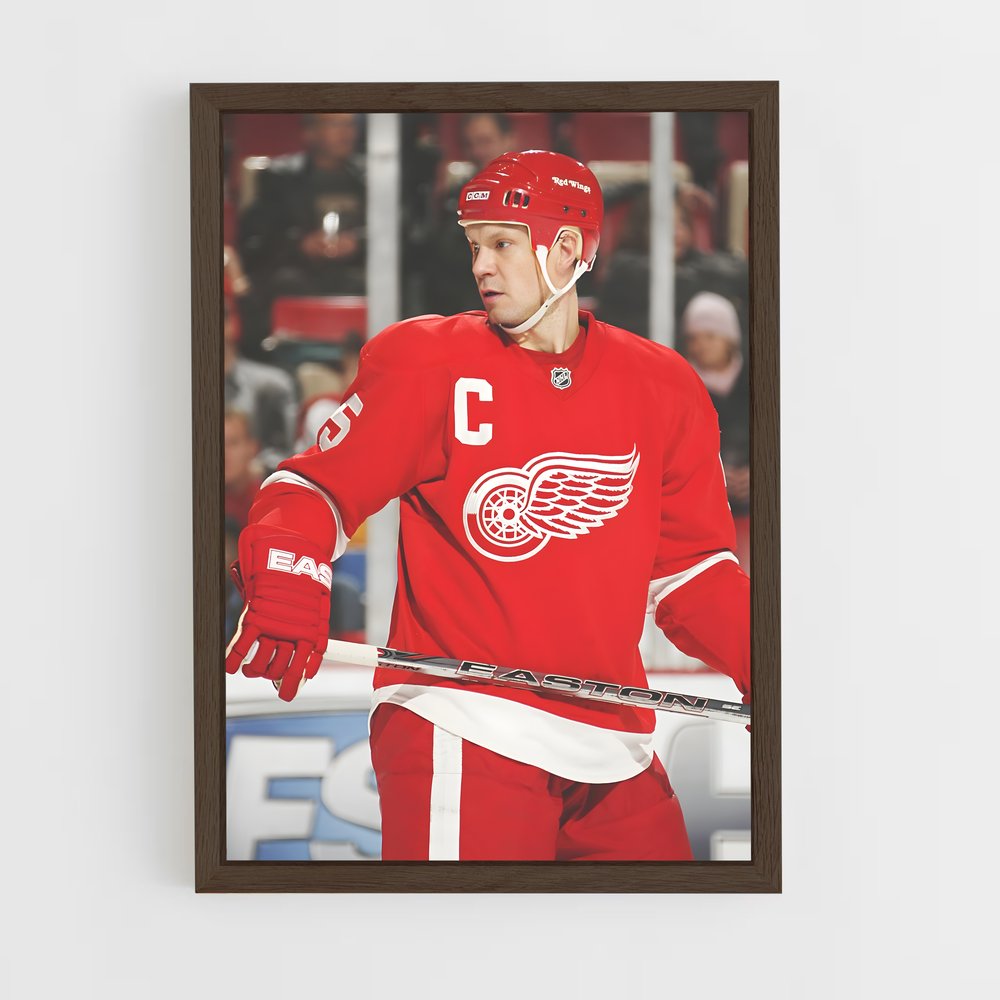 ap-nicklas lidstrom-3 cadre Bois foncé