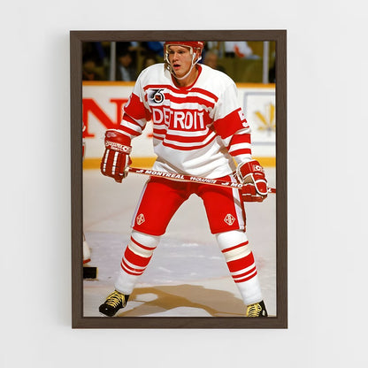 ap-nicklas lidstrom-6 cadre Bois foncé