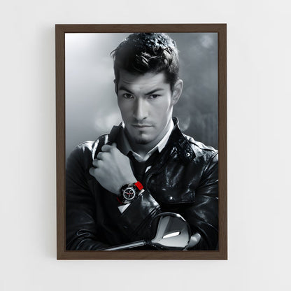 ap-nicky hayden-5 cadre Bois foncé