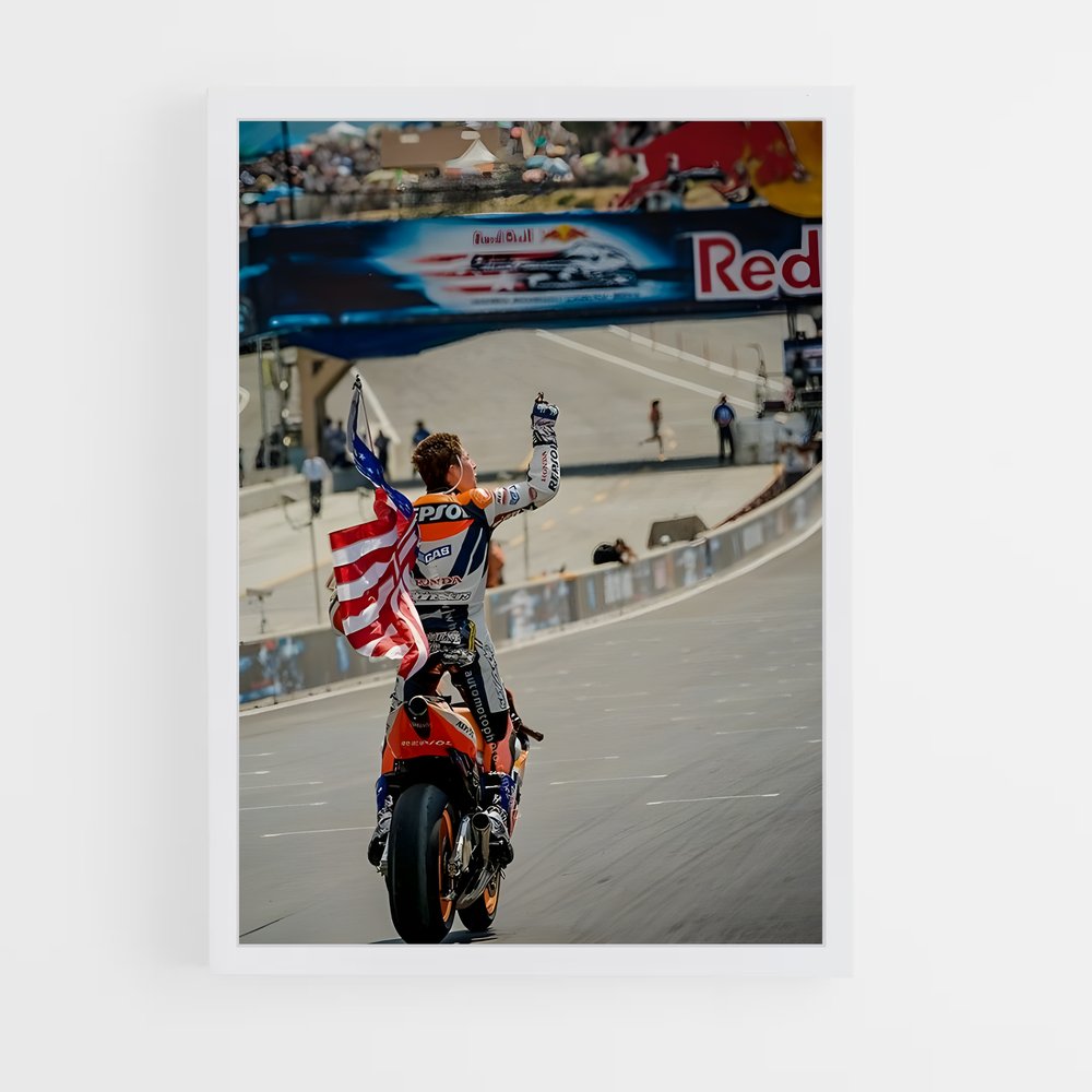 ap-nicky hayden-6 cadre Blanc