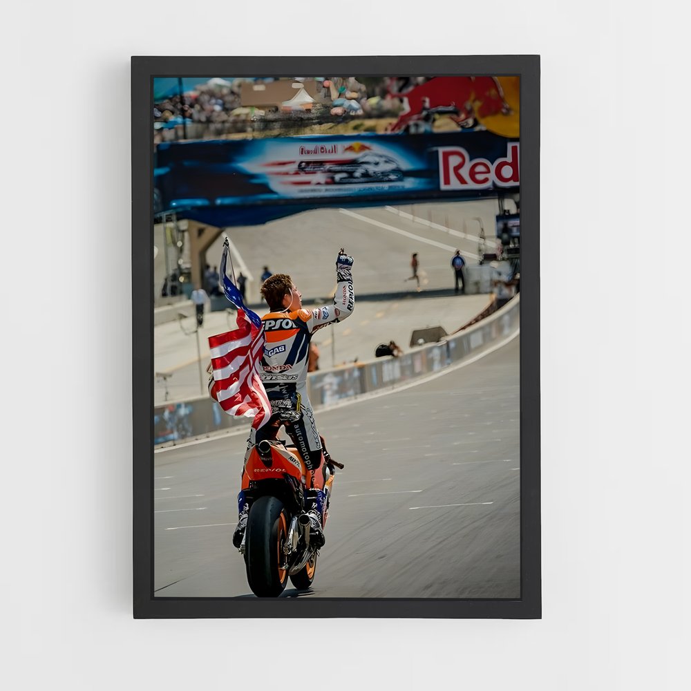 ap-nicky hayden-6 cadre Noir