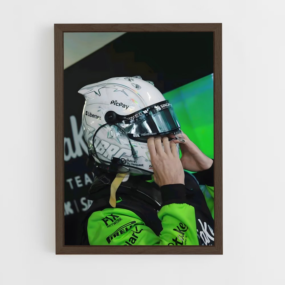 ap-nico hulkenberg-4 cadre Bois foncé