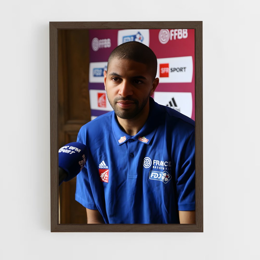 ap-nicolas batum-5 cadre Bois foncé