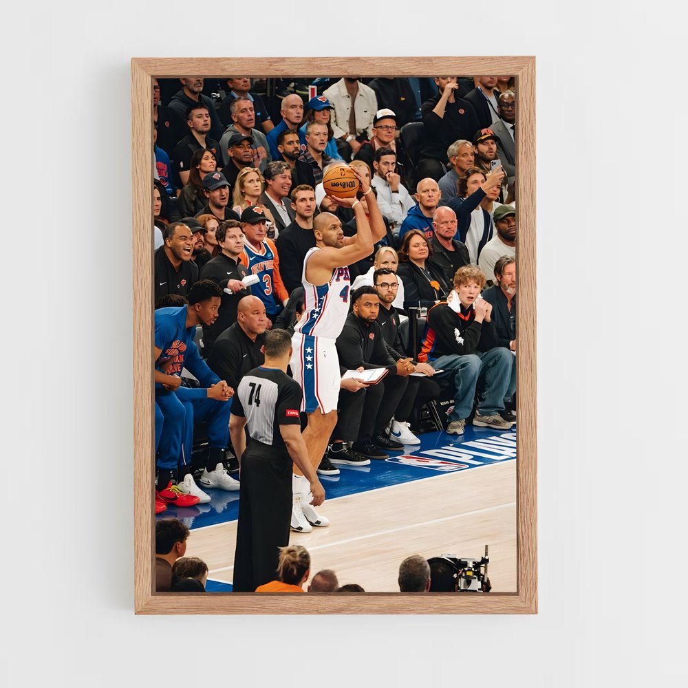 ap-nicolas batum-6 cadre Bois clair