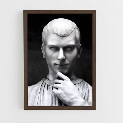 ap-nicolo machiavelli-3 cadre Bois foncé