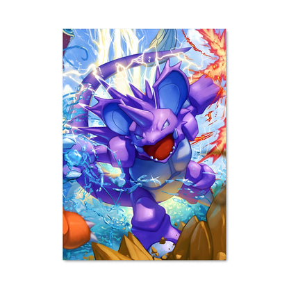 Poster Nidoking: Le Roi des Terres