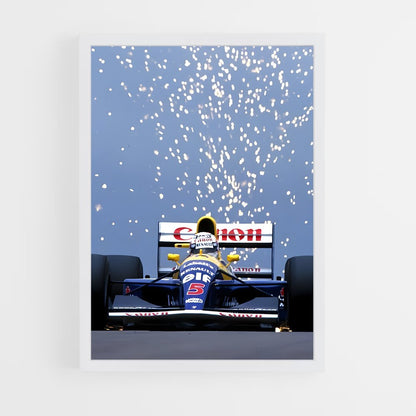 ap-nigel mansell-2 cadre Blanc