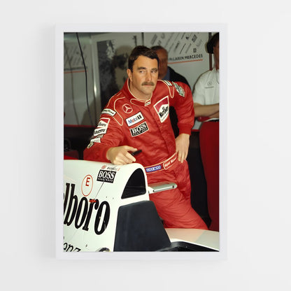 ap-nigel mansell-3 cadre Blanc