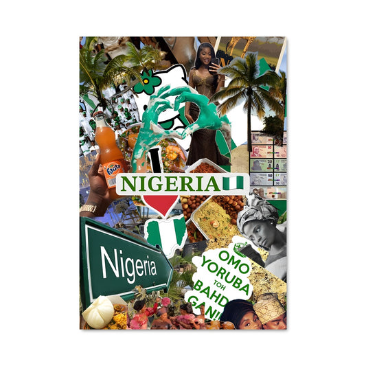 Poster Couleurs du Nigeria