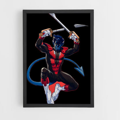 ap-nightcrawler x-men-4 cadre Noir