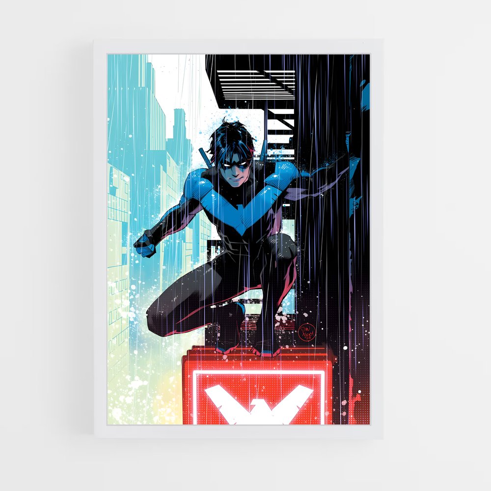 ap-nightwing-1 cadre Blanc