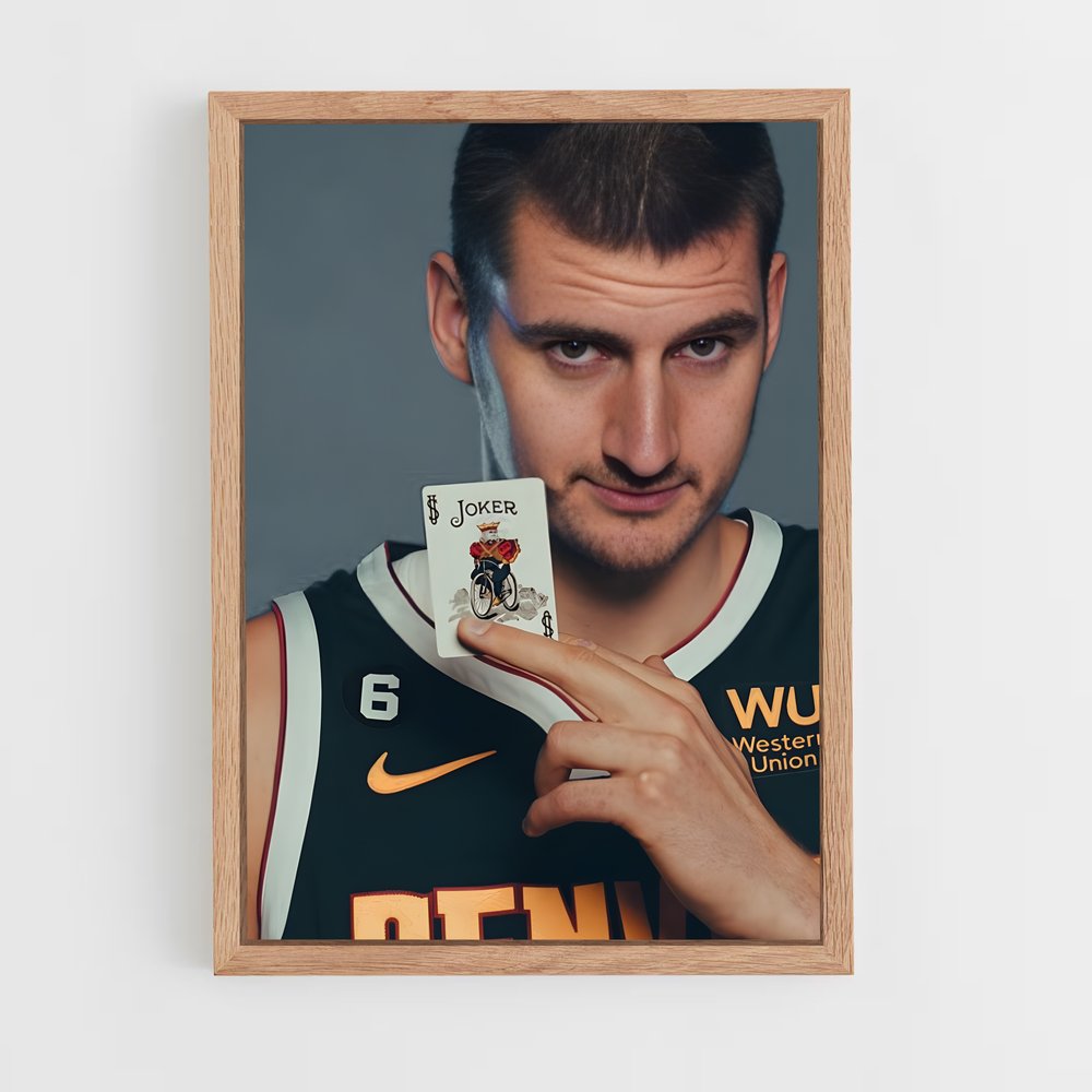 ap-nikola jokic-1 cadre Bois clair