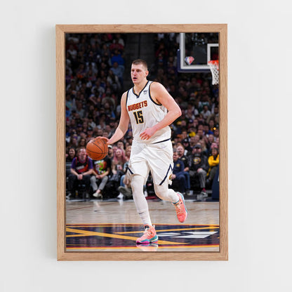 ap-nikola jokic-2 cadre Bois clair