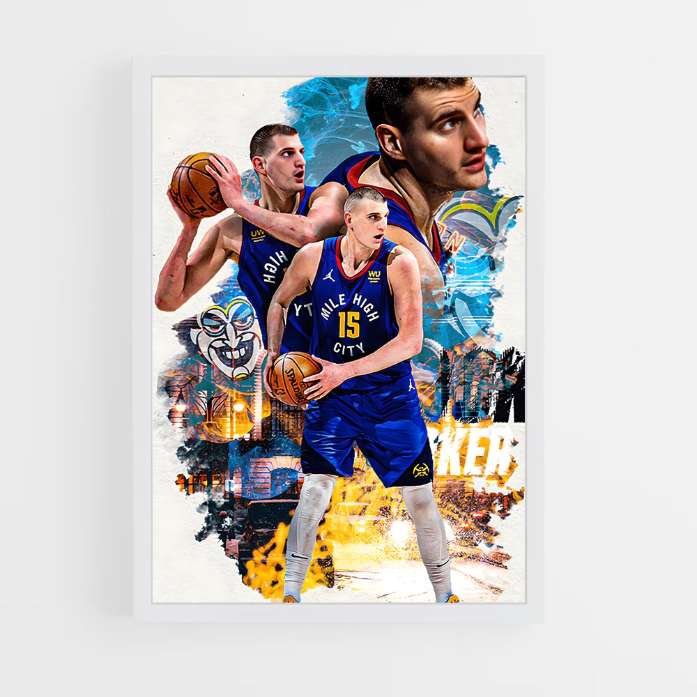 ap-nikola jokic-5 cadre Blanc