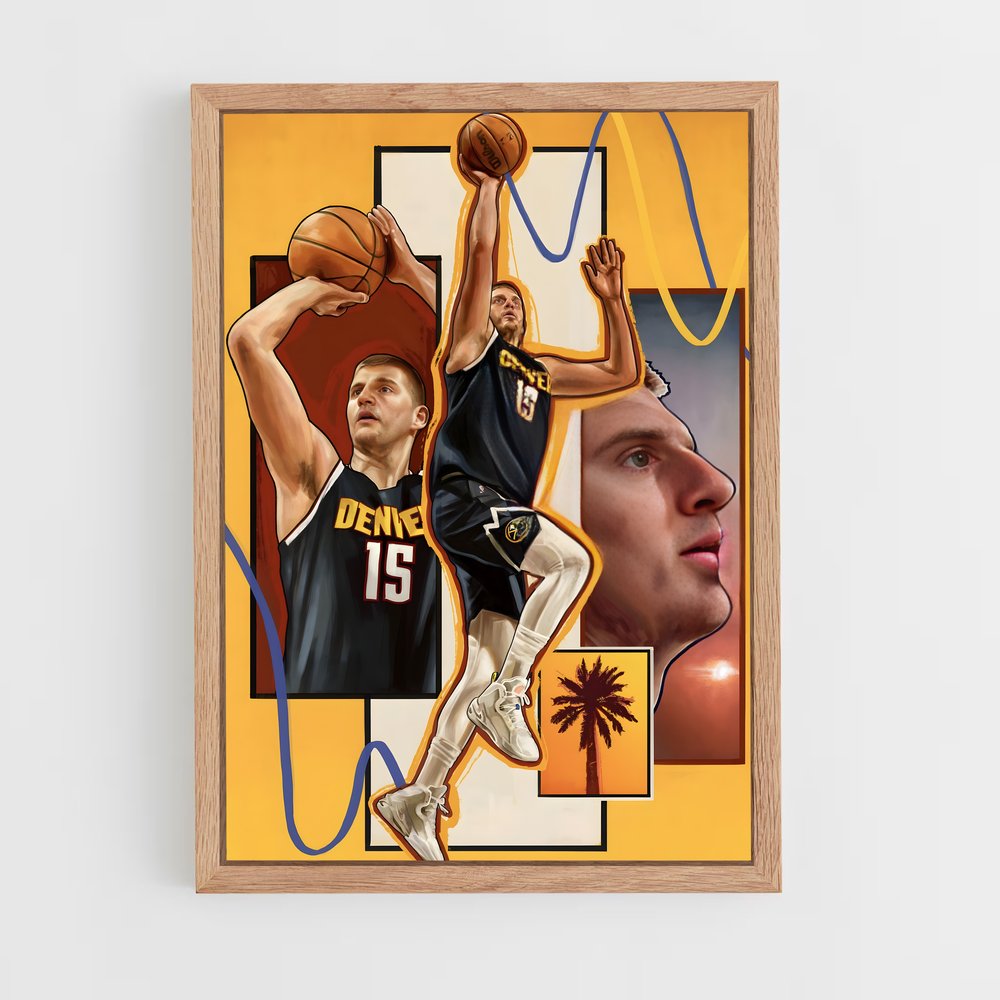 ap-nikola jokic-6 cadre Bois clair