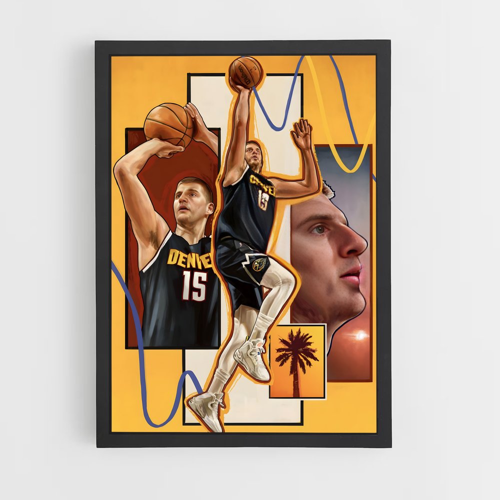 ap-nikola jokic-6 cadre Noir