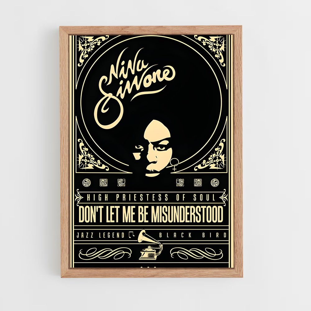 ap-nina simone-3 cadre Bois clair