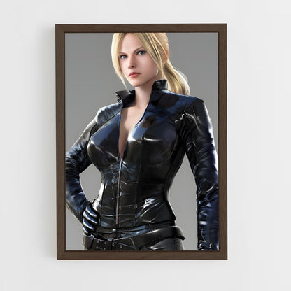 ap-nina williams-4 cadre Bois foncé