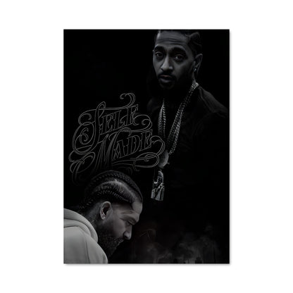 Poster Legends in Black