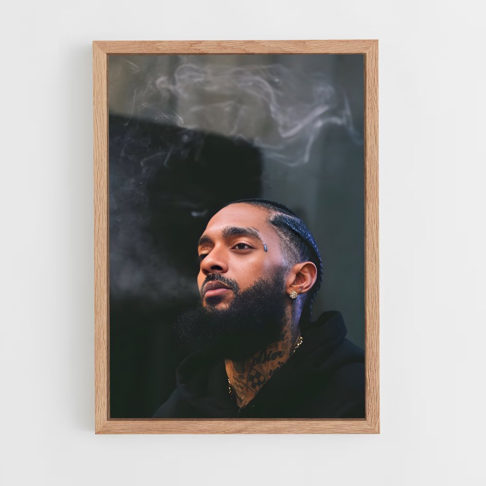 ap-nipsey hussle-1 cadre Bois clair