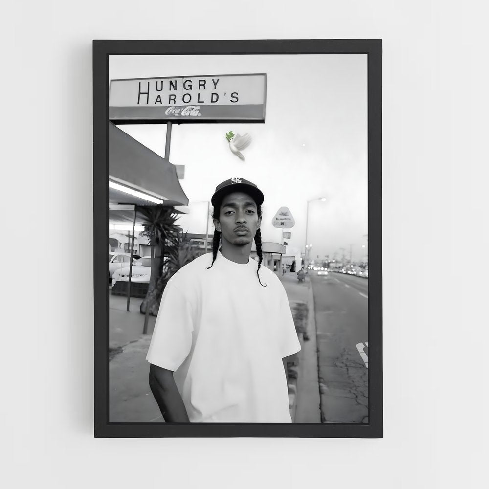 ap-nipsey hussle-2 cadre Noir