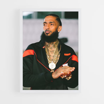 ap-nipsey hussle-3 cadre Blanc
