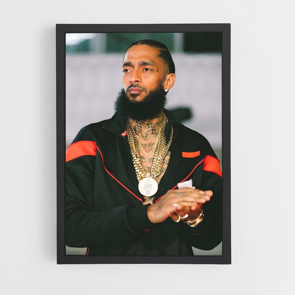 ap-nipsey hussle-3 cadre Noir