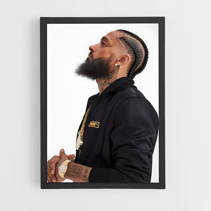 ap-nipsey hussle-9 cadre Noir
