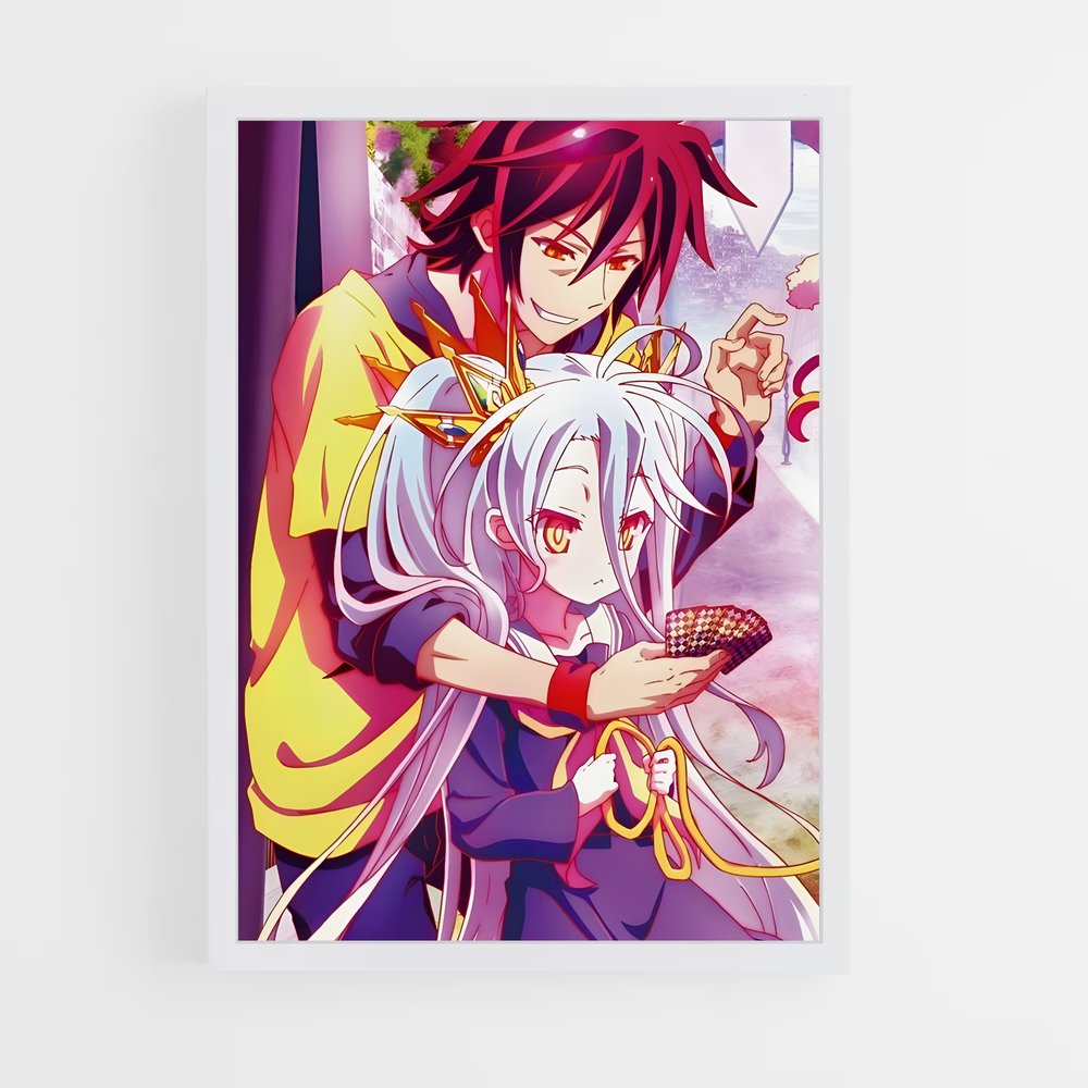 ap-no game no life-1 cadre Blanc