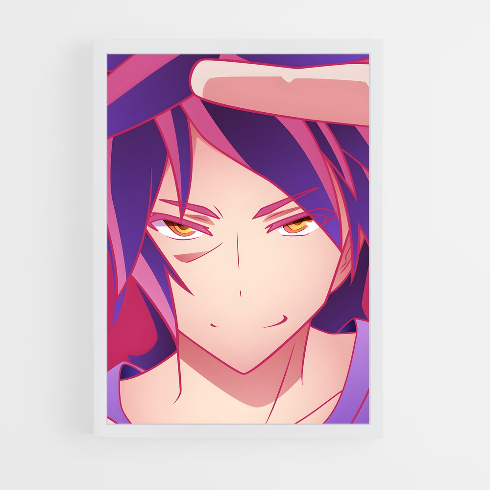 ap-no game no life-4 cadre Blanc