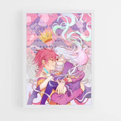 ap-no game no life-6 cadre Blanc