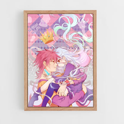 ap-no game no life-6 cadre Bois clair