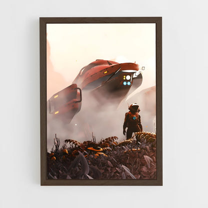 ap-no man sky-13 cadre Bois foncé