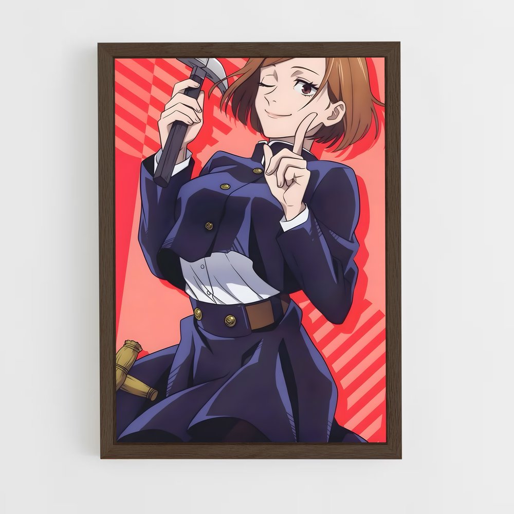 ap-nobara kugisaki-2 cadre Bois foncé