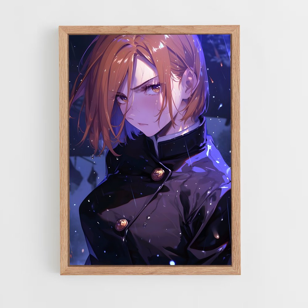 ap-nobara kugisaki-4 cadre Bois clair