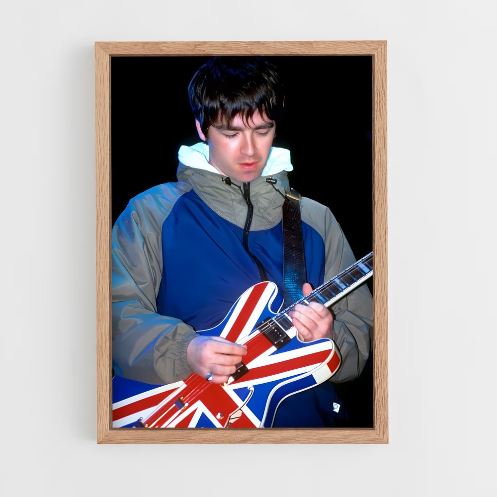 ap-noel gallagher-2 cadre Bois clair