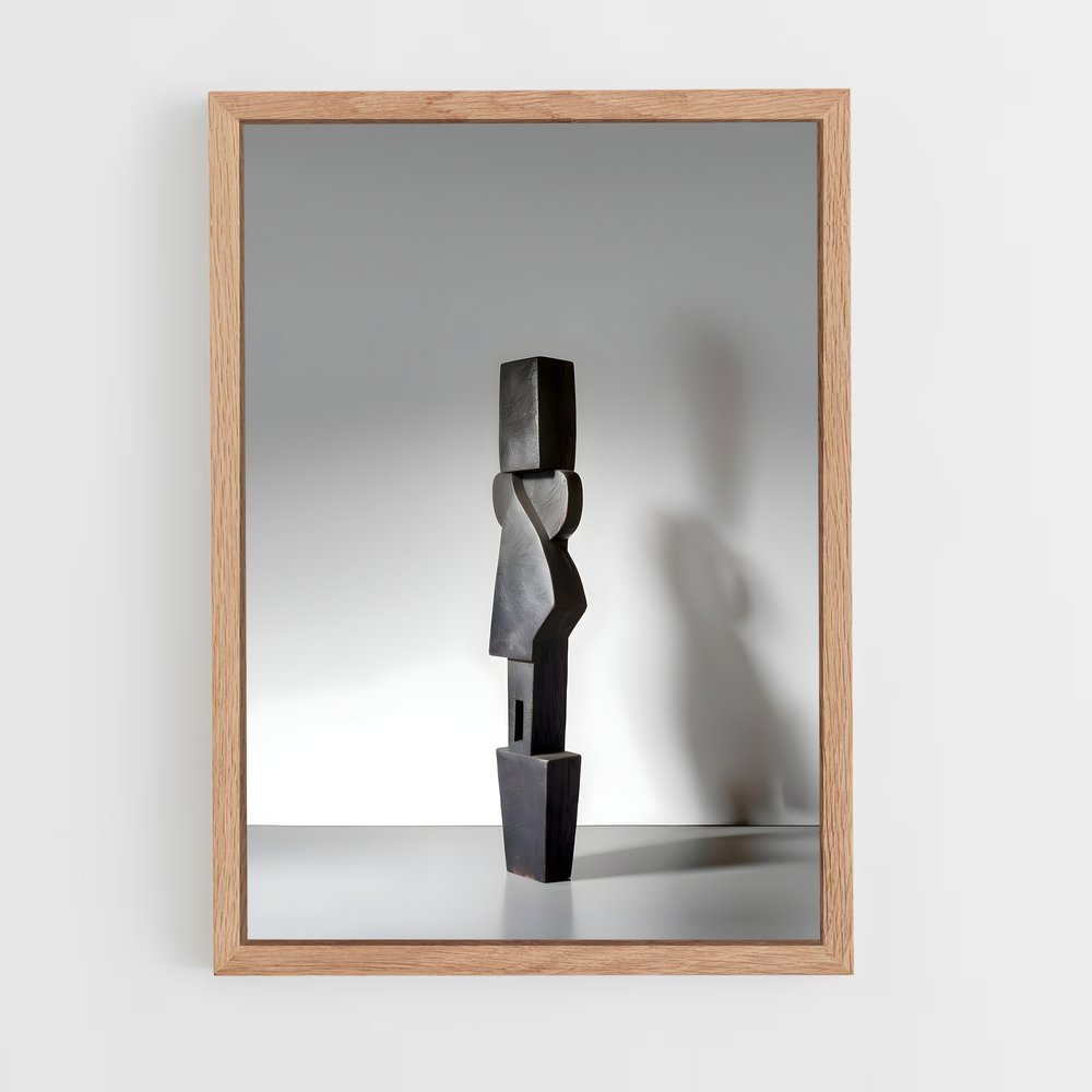 ap-noguchi sculptures-1 cadre Bois clair