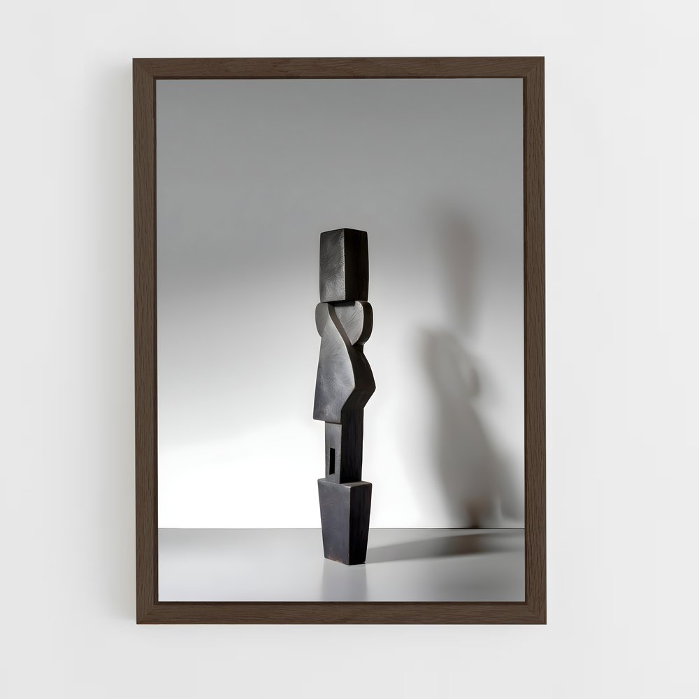 ap-noguchi sculptures-1 cadre Bois foncé