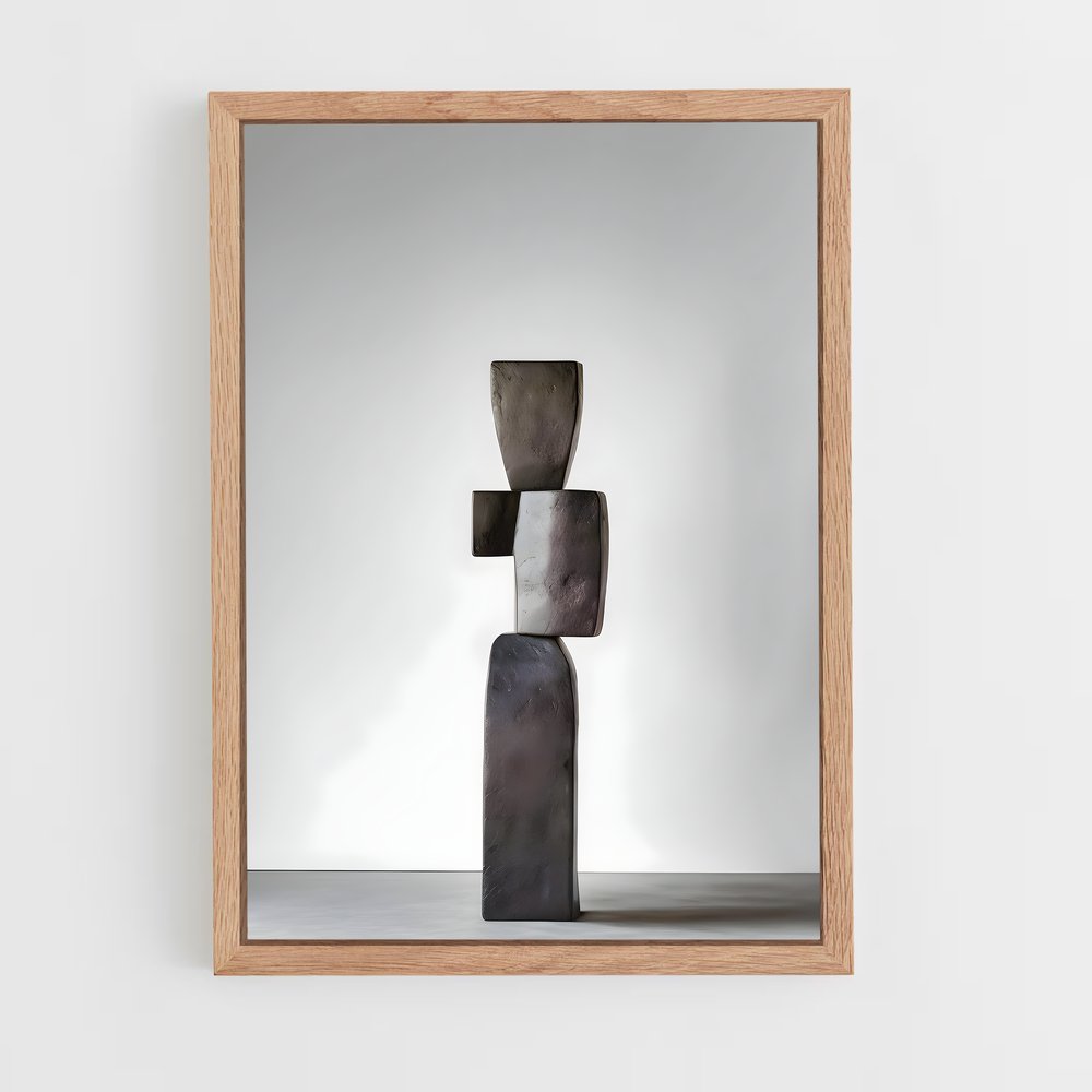 ap-noguchi sculptures-2 cadre Bois clair