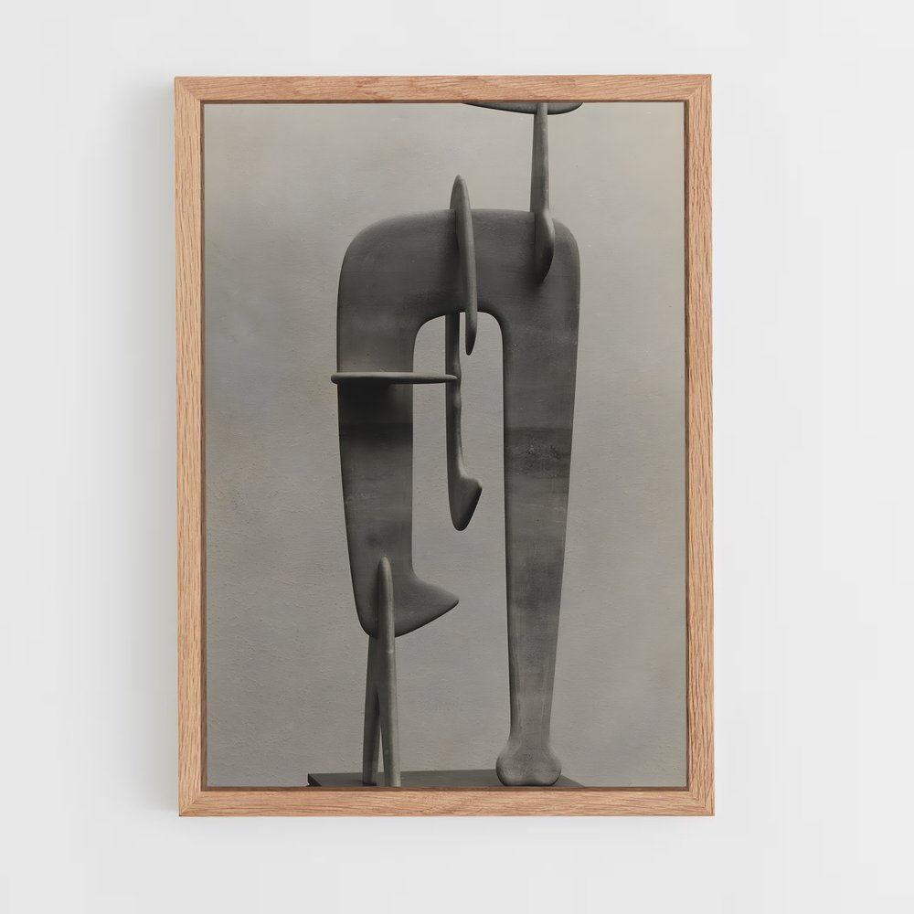 ap-noguchi sculptures-3 cadre Bois clair