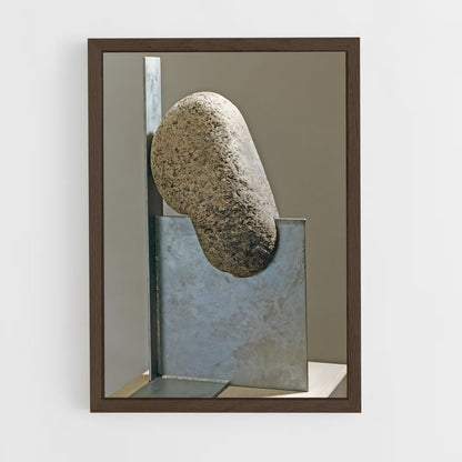 ap-noguchi sculptures-4 cadre Bois foncé