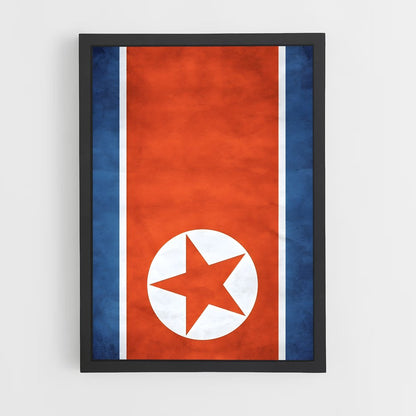 ap-north korea flag-2 cadre Noir