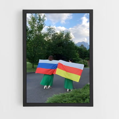 ap-north ossetia flag-1 cadre Noir
