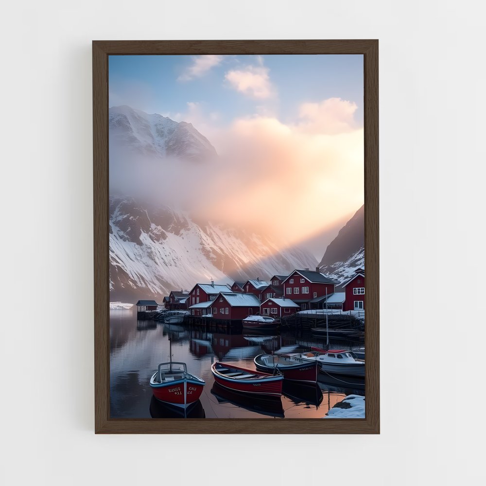 ap-norway-13 cadre Bois foncé